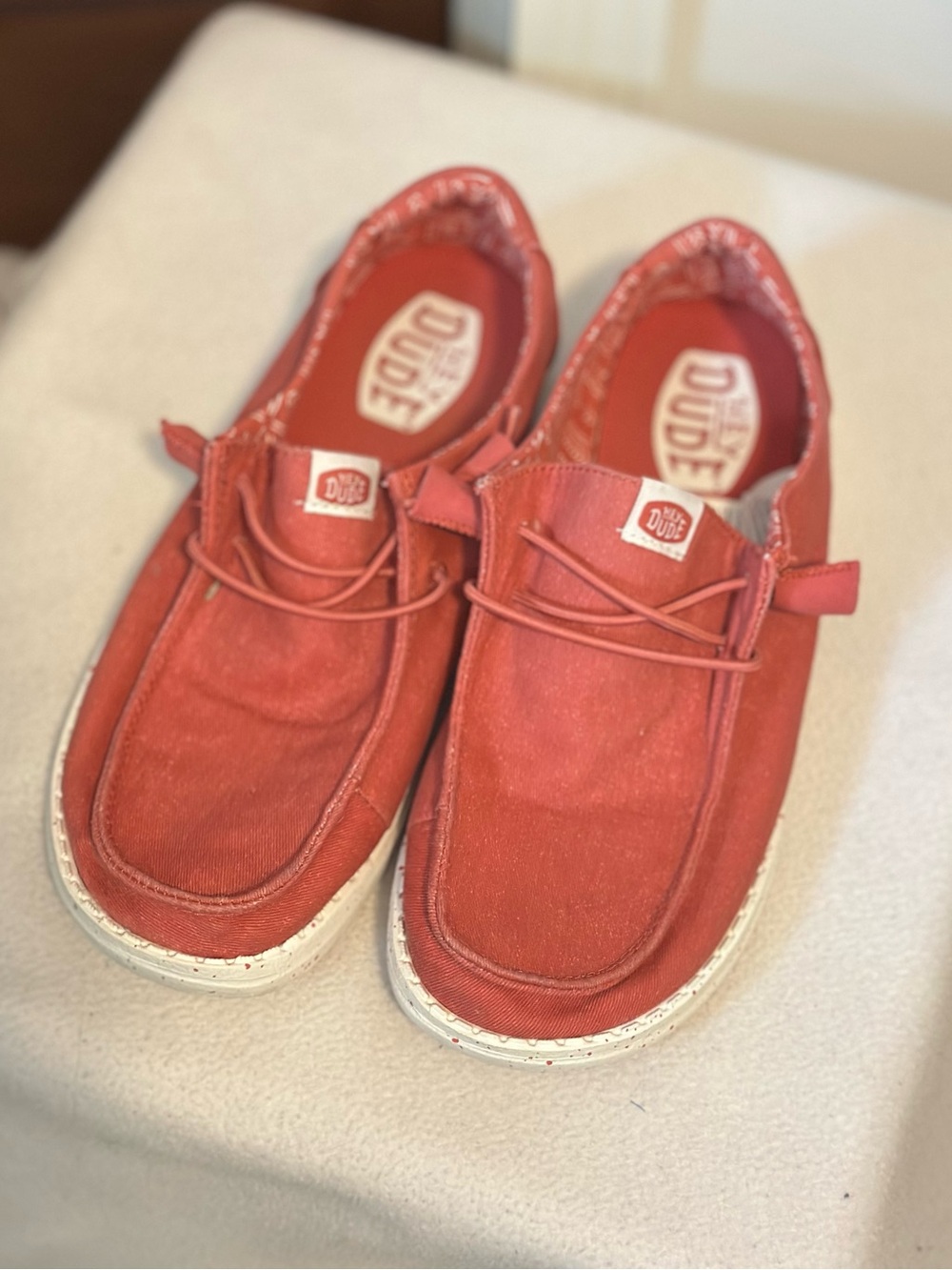 Hey Dude Women’s Canvas Slip-On Moccasins - Picture 2 of 5